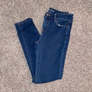 Stylus blue skinny jeans, size 28/6